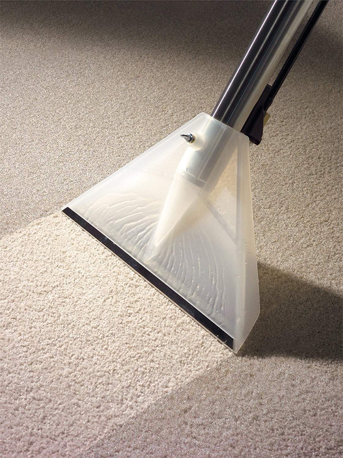 George cleaning carpet